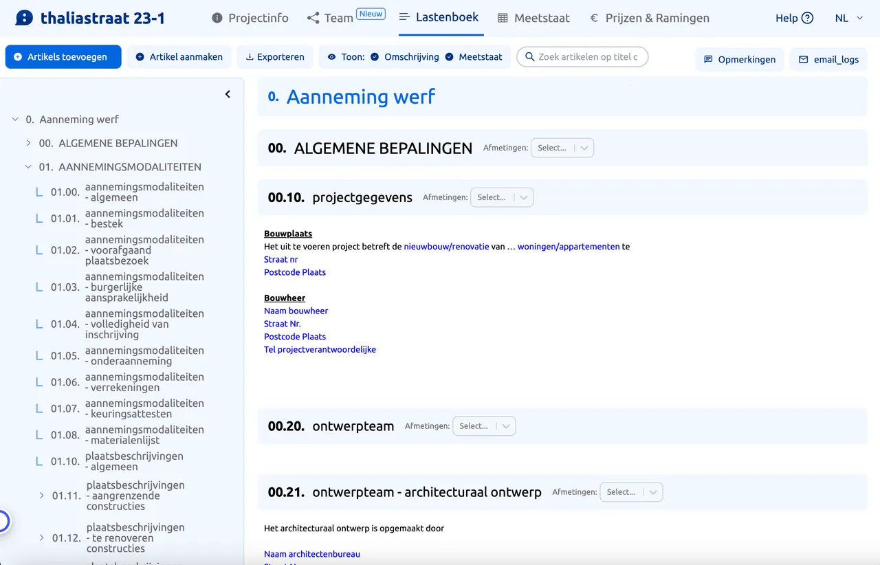 Screenshot van Calqi