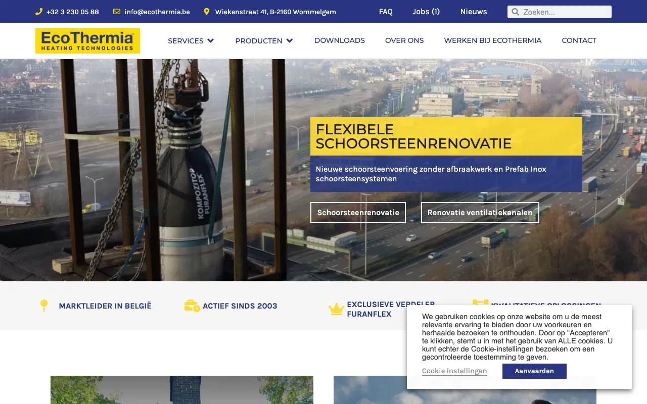 Screenshot van Ecothermia